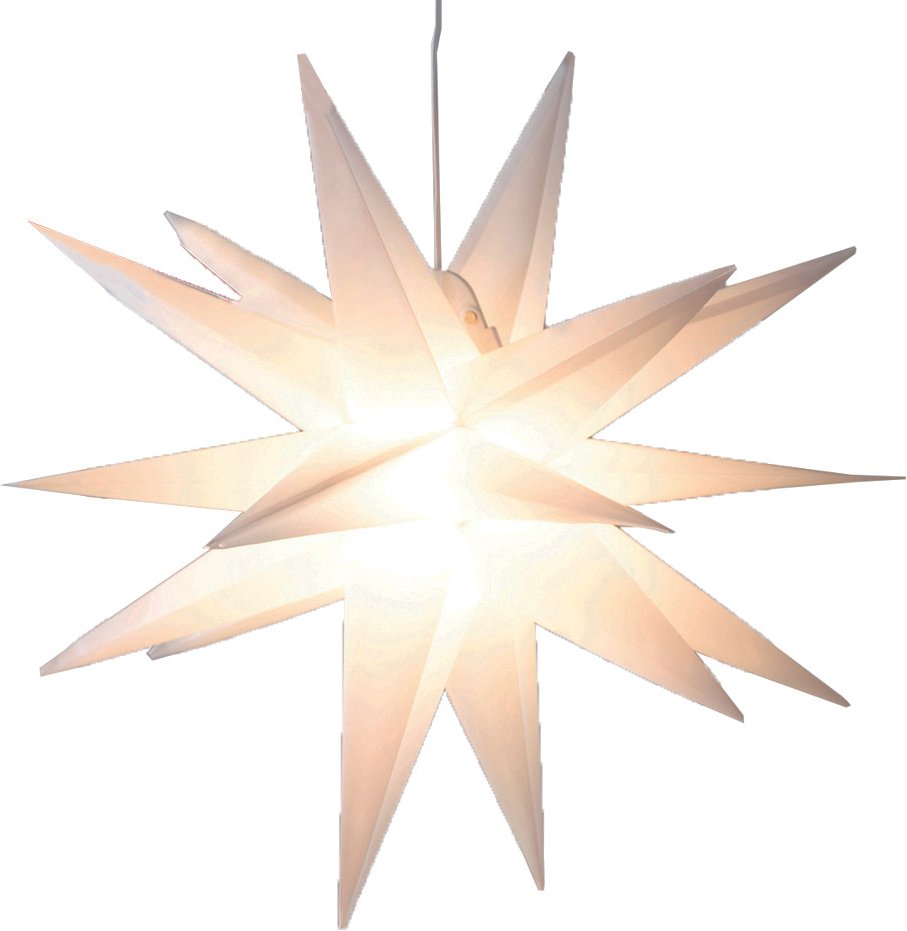 3D-LED-Leuchtstern XXL - Weiß
