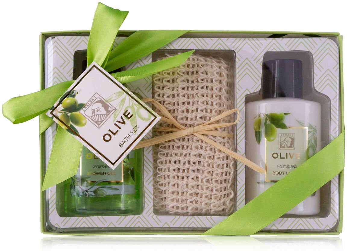 Badeset OLIVE in Geschenkbox