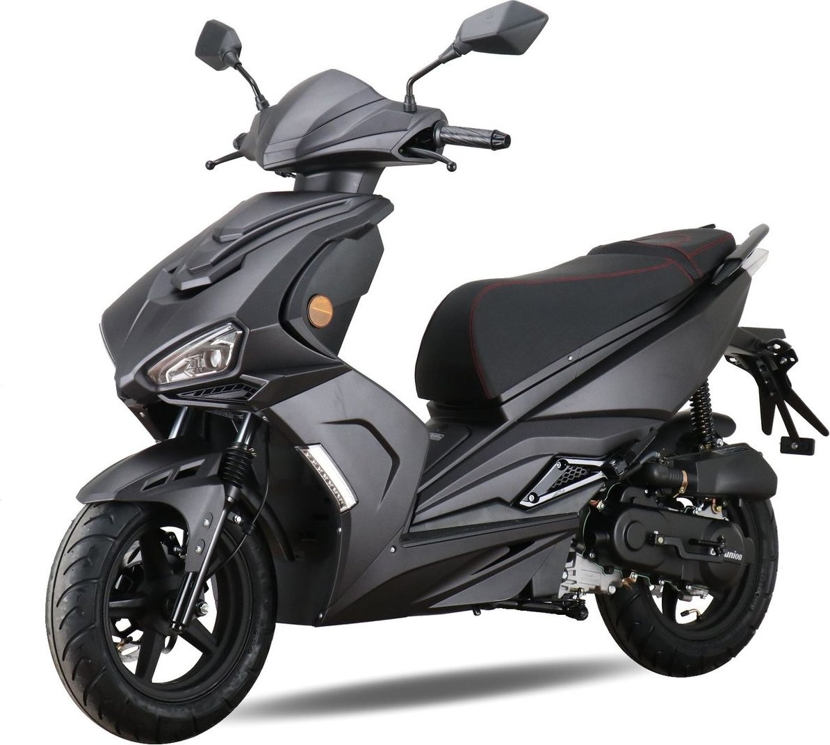 Motorroller Striker 85 kmh, mattschwarz, GT Union