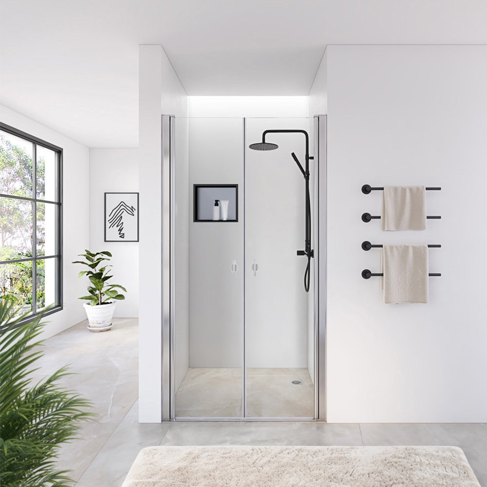 Pendeltür LAVEA - 115 x 195 cm Klarglas