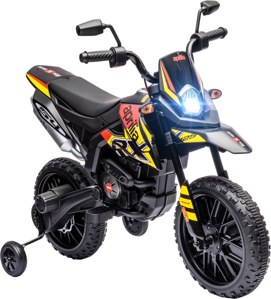 Kinder Elektro-Motorrad, 12V Kindermotorrad mit Musik, 6 km/h Kinderfahrzeug