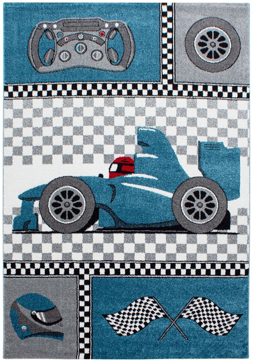 Teppich, KIDS 0460, BLUE, 80 x 150 cm