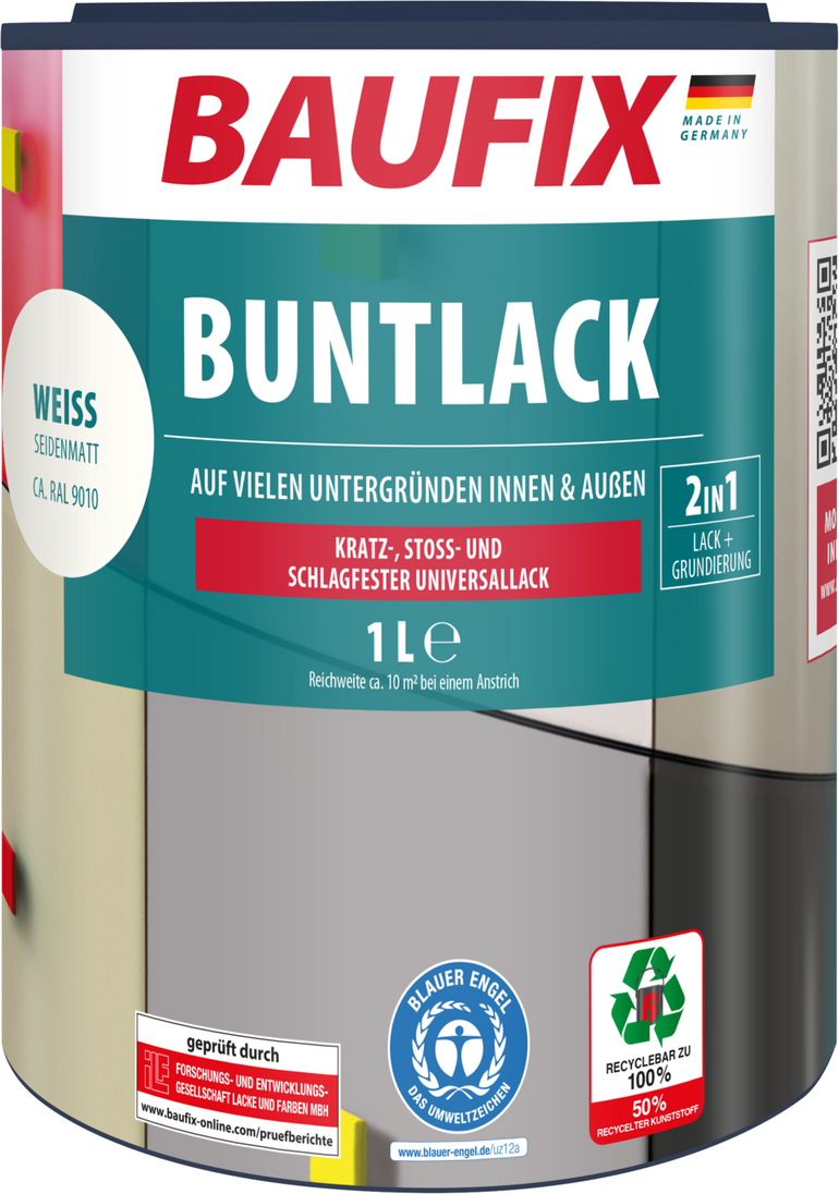 Thumbnail - Buntlack seidenmatt weiß