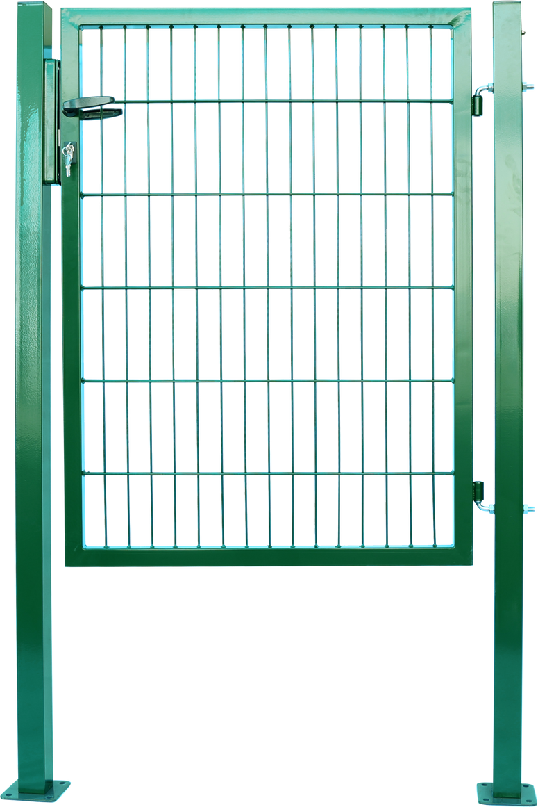 Doppelstabmatten Gartentor, ca. 100 x 140 cm – Moosgrün