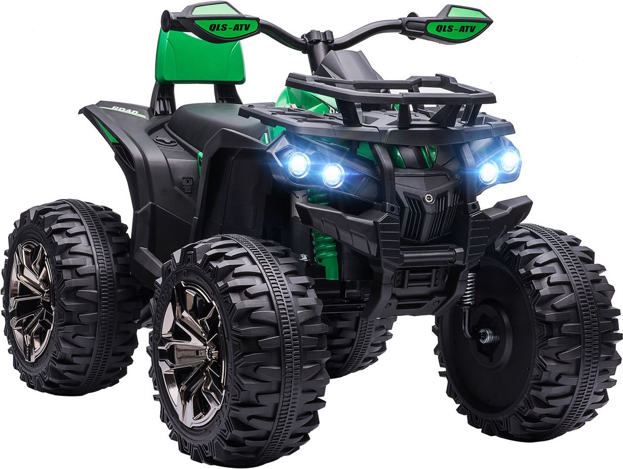 HOMCOM Elektro-Quad Kinderquad mit Scheinwerfer Kindermotorrad mit USB-Anschluss