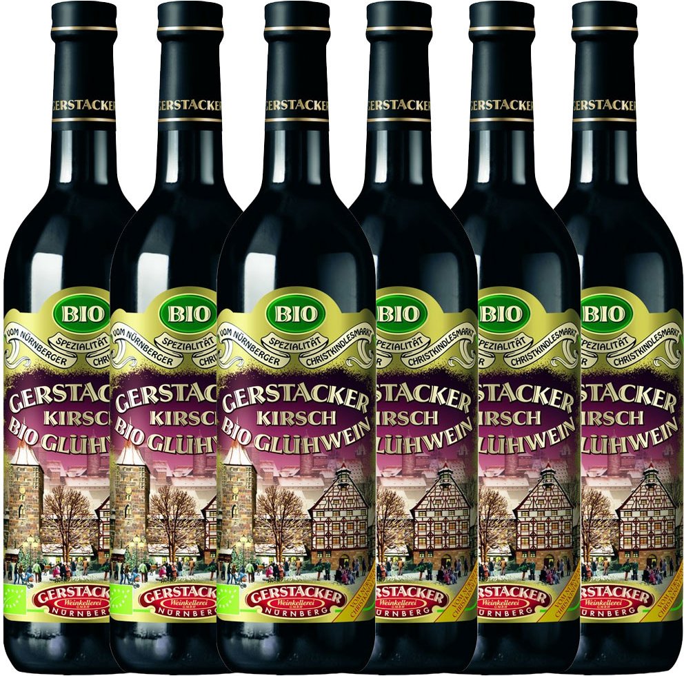 BIO Kirsch-Glühwein 0,745l - 6er Karton