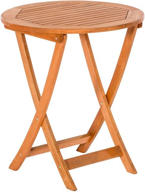 Klapptisch, Ø 80 cm, Eukalyptus