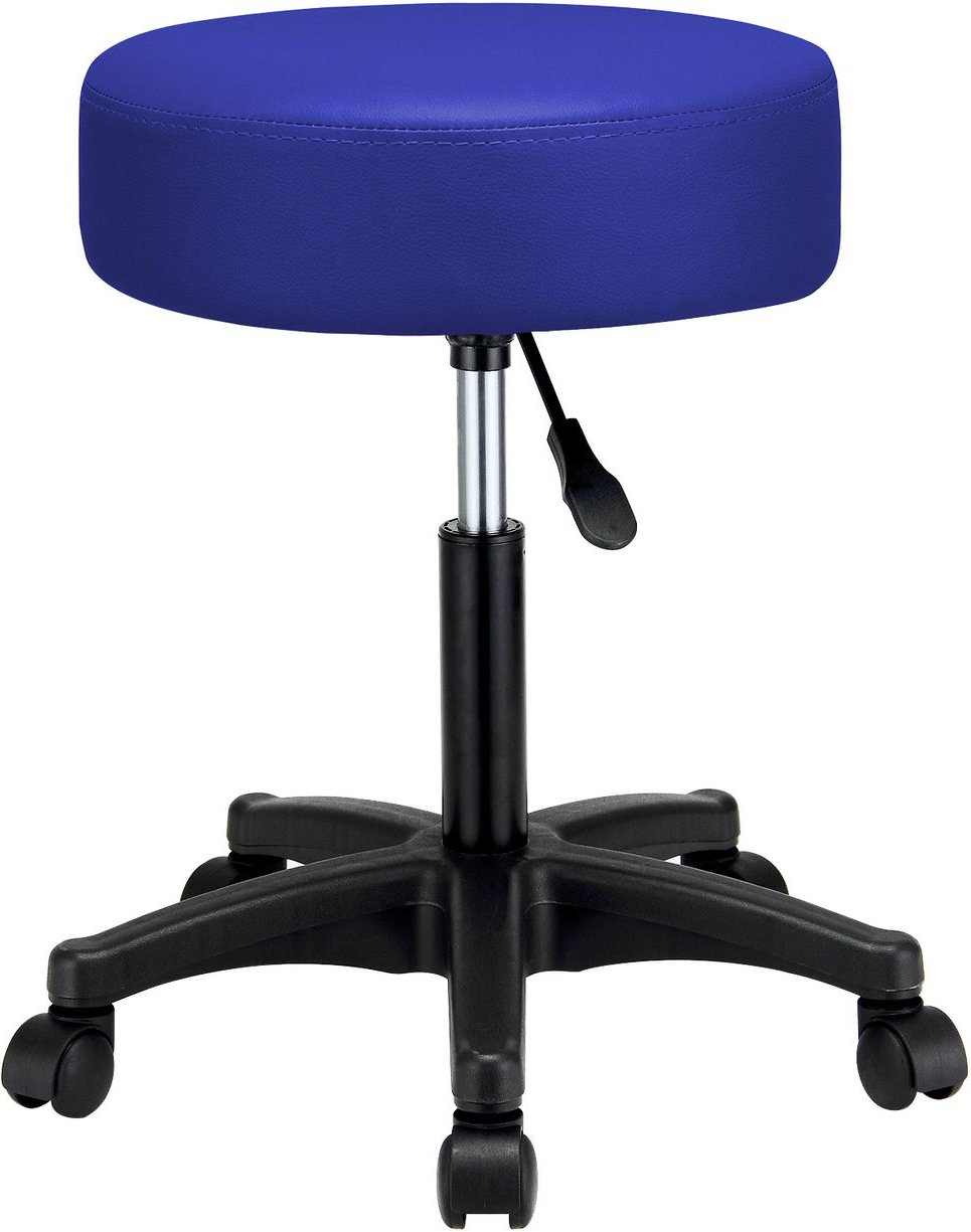 Deuba Rollhocker blau