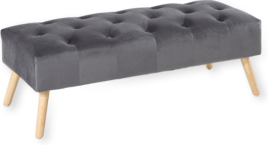 Hocker, ca. 126 x 49 x 42 cm - Dunkelgrau