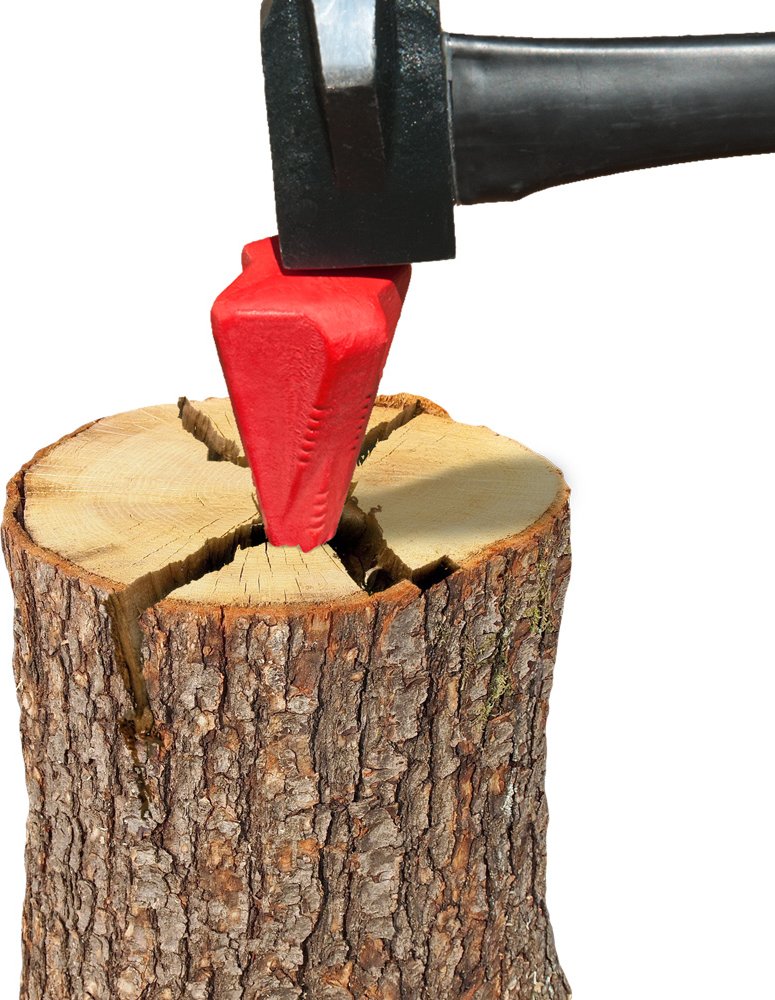 Spaltkeil Karbonstahl 17cm rot