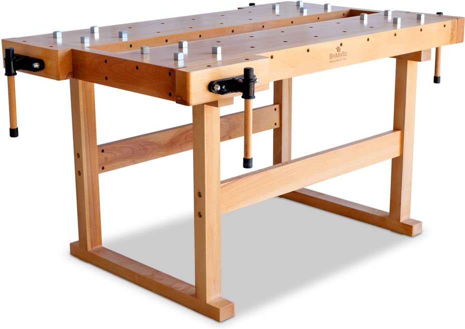 BAMATO Hobelbank WORK-1750 aus Massivholz