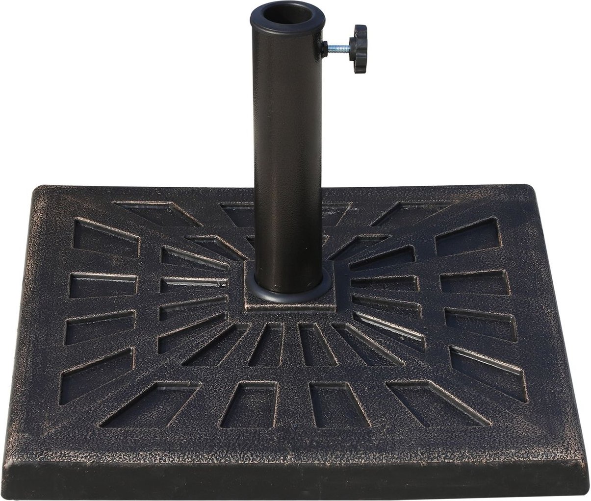 Sonnenschirmständer 15 kg Schirmhalter für Ø38 mm Ø48 mm