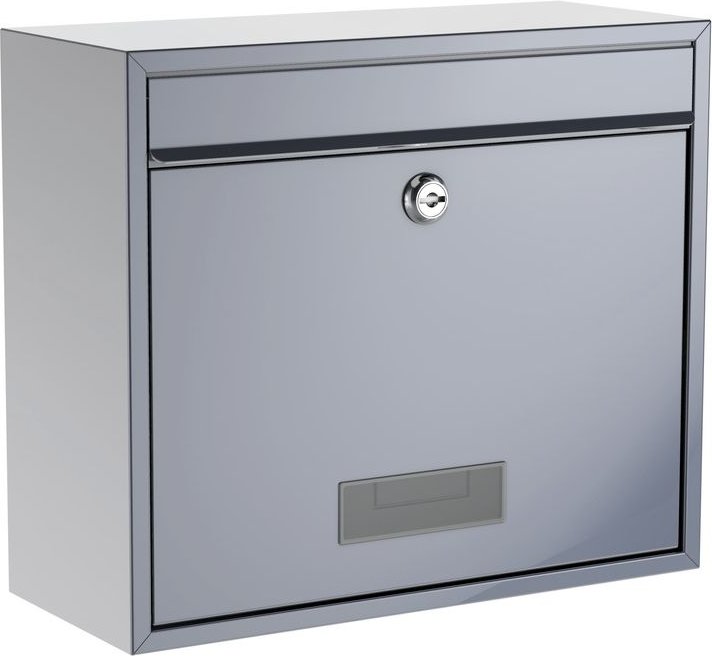 Briefkasten - BK 900 - Stahl Silber