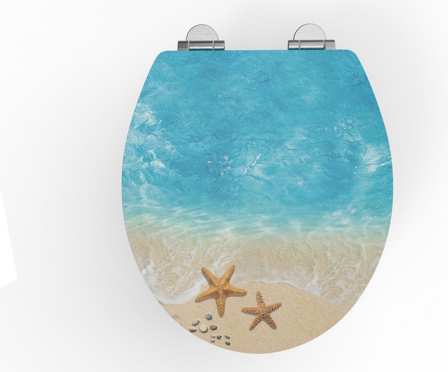 Duschwell MDF WC-Sitz PET - Strandmuschel