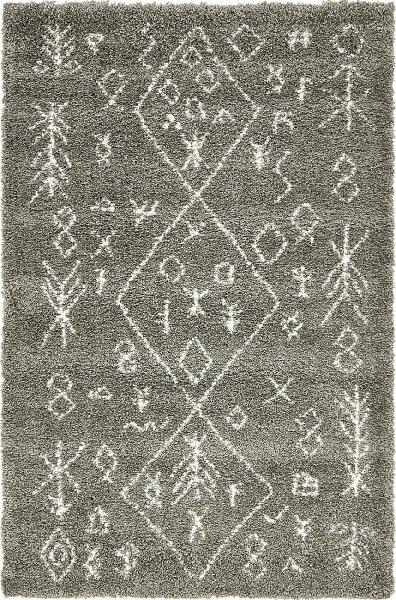 Teppich "Temara Shag" Rechteckig Grau CA10310