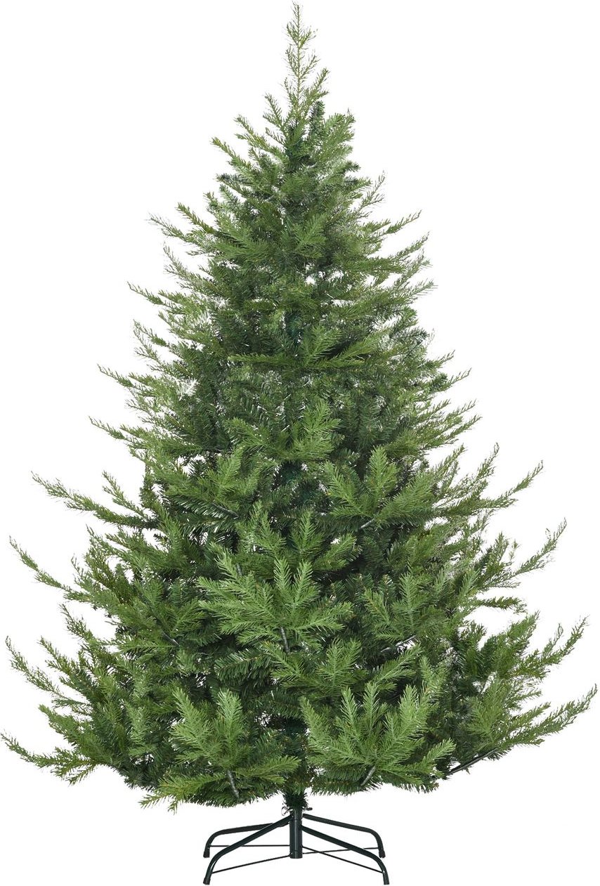 180 cm Weihnachtsbaum Künstlich Naturgetreu Dichte Zweige mit 1942 Astspitzen realistisches Aussehen Grün