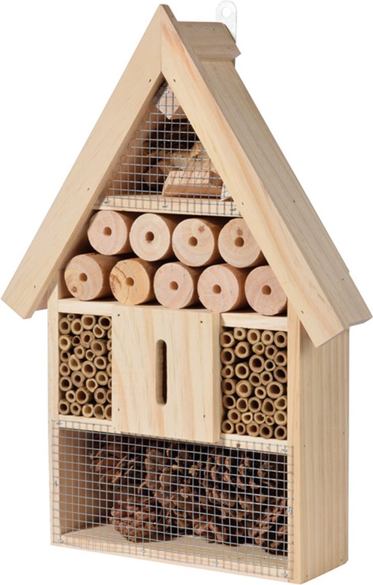 Insektenhotel, ca. 29,7 x 9 x 42 cm, Natur