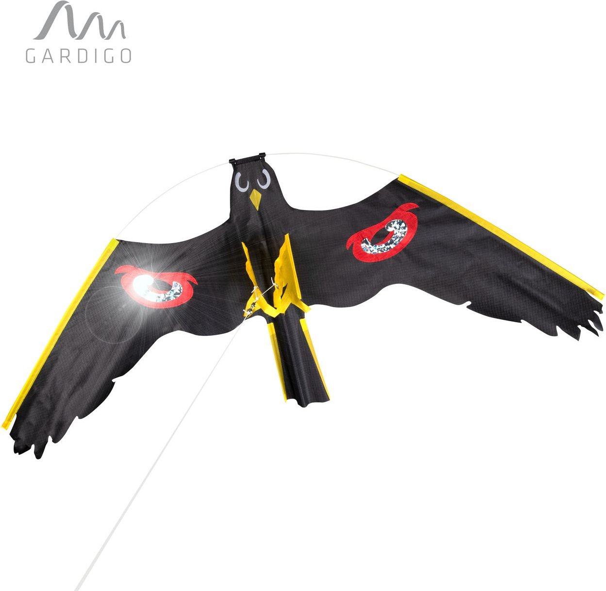 Vogel-Abwehr "Drachen" mit 9 m Stab