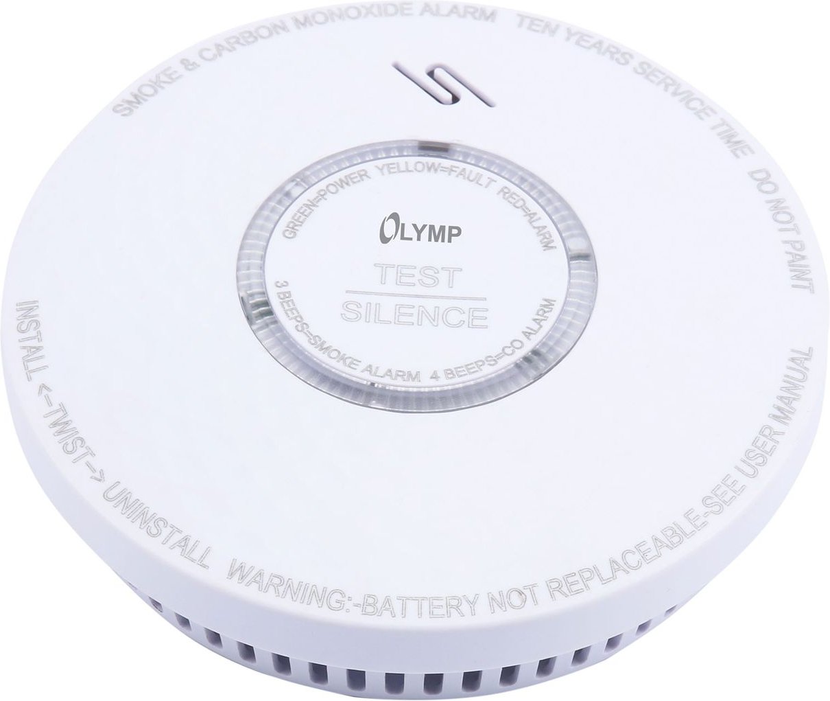 Rauch- u. Kohlenmonoxidmelder OLYMPIA RC 200