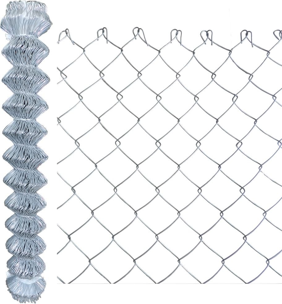 Maschendrahtzaun Gitterzaun Maschinengeflecht 60x60mm Höhe 125 cm Zaun