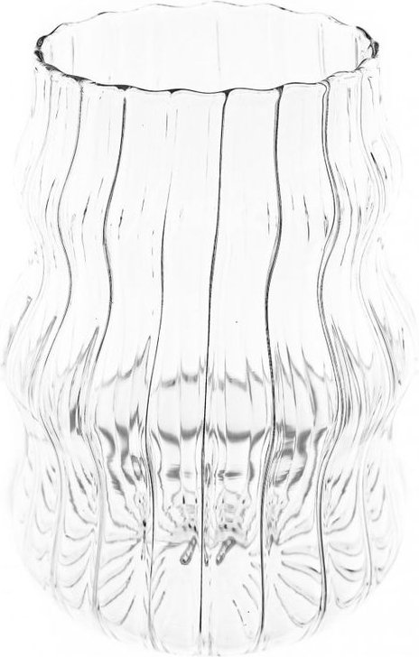 Glas Bubble Getränkebecher - 500 ml - Heißgetränke Kaffeeglas, Hitzebeständig Trinkglas