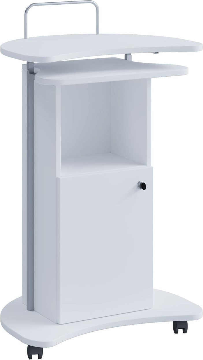 Stehpult "Komil" höhenverstellbar Weiß