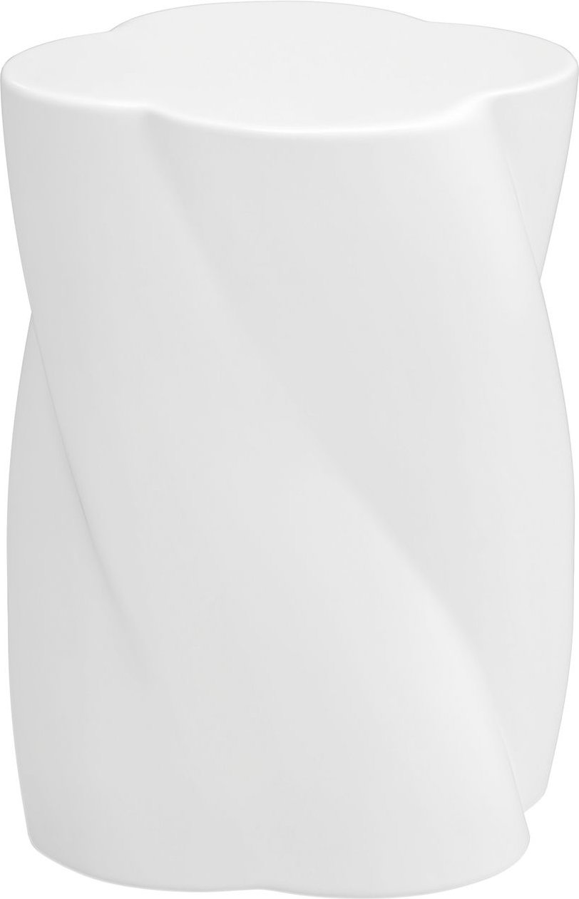 Sitzhocker aus Keramik in Spiralform 120kg belastbar Ø33 x 45 cm