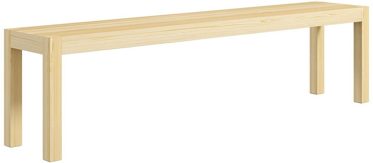 175cm Sitzbank 3-Sitzer Essbank im Landhaus-Stil, Küchenbank für Küche