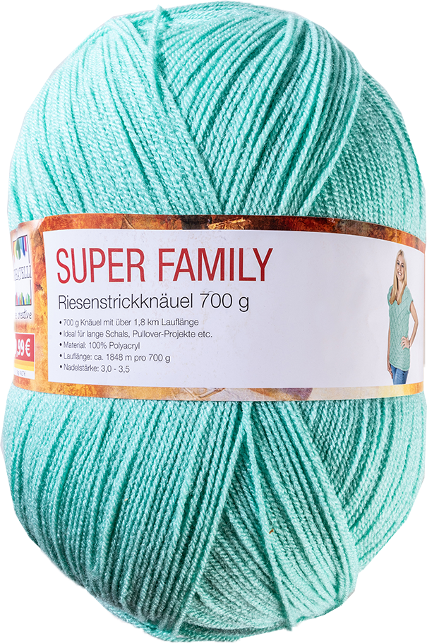 Createlli Super Family Riesen Strickknäuel 700 g