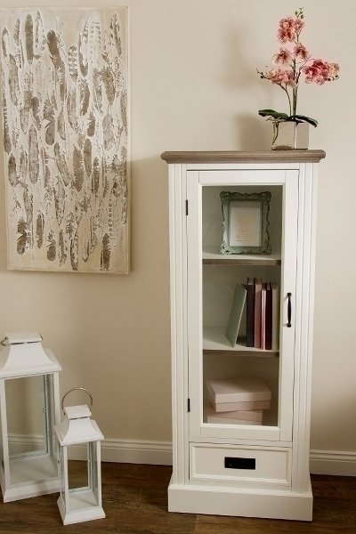 Glasvitrine "Rita", mit Schublade