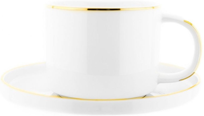 Thumbnail - 12 Teiliger Kaffeetassen-Set mit Untertasse aus Porzellan Kaffeeservice 200 ml