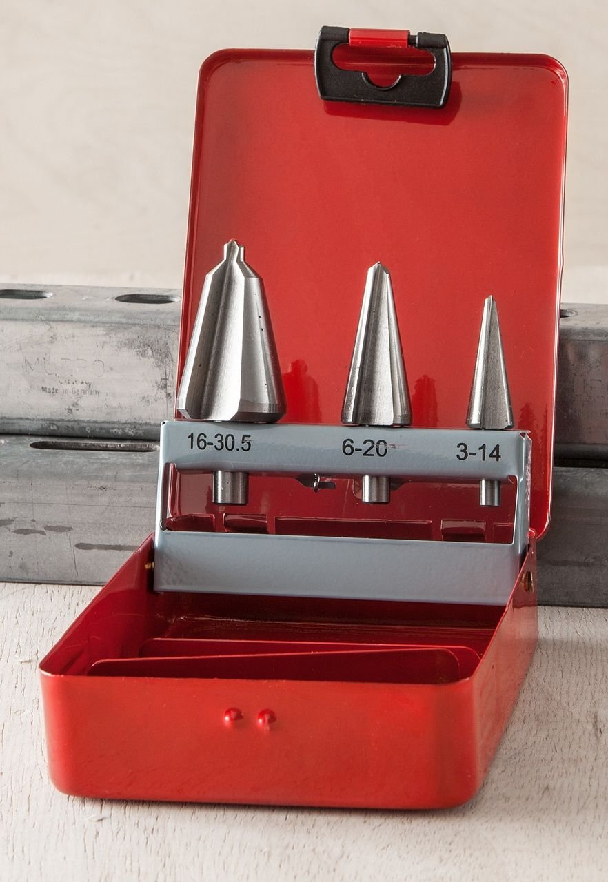 Thumbnail - Kraft HSS Blechschälbohrer 3tlg.