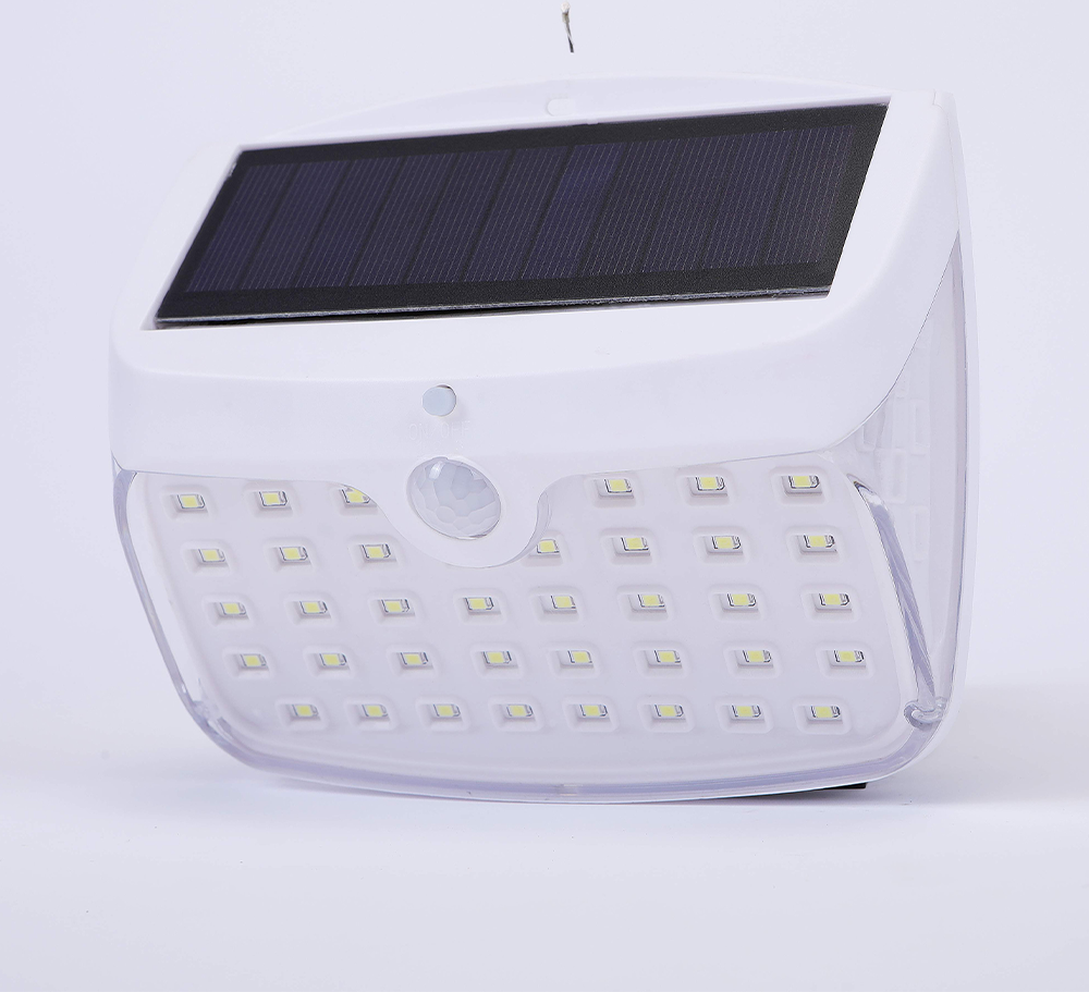 LED-Solar-Sicherheitslicht Weiß