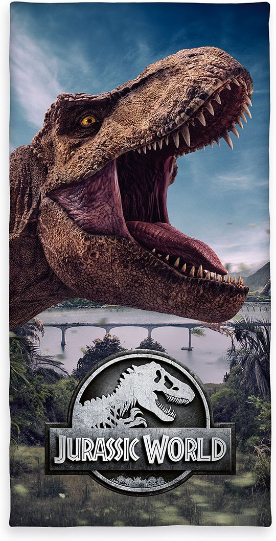 Jurassic World Badetuch Größe 75x150 cm
