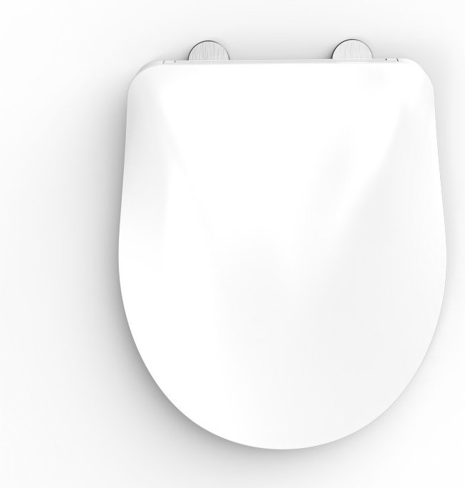 Duschwell Duroplast WC-Sitz weiß Modern