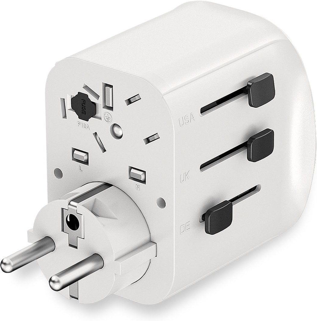 Fontastic Welt-Adapter „Terra“ US/UK/AUS/CN/EURO