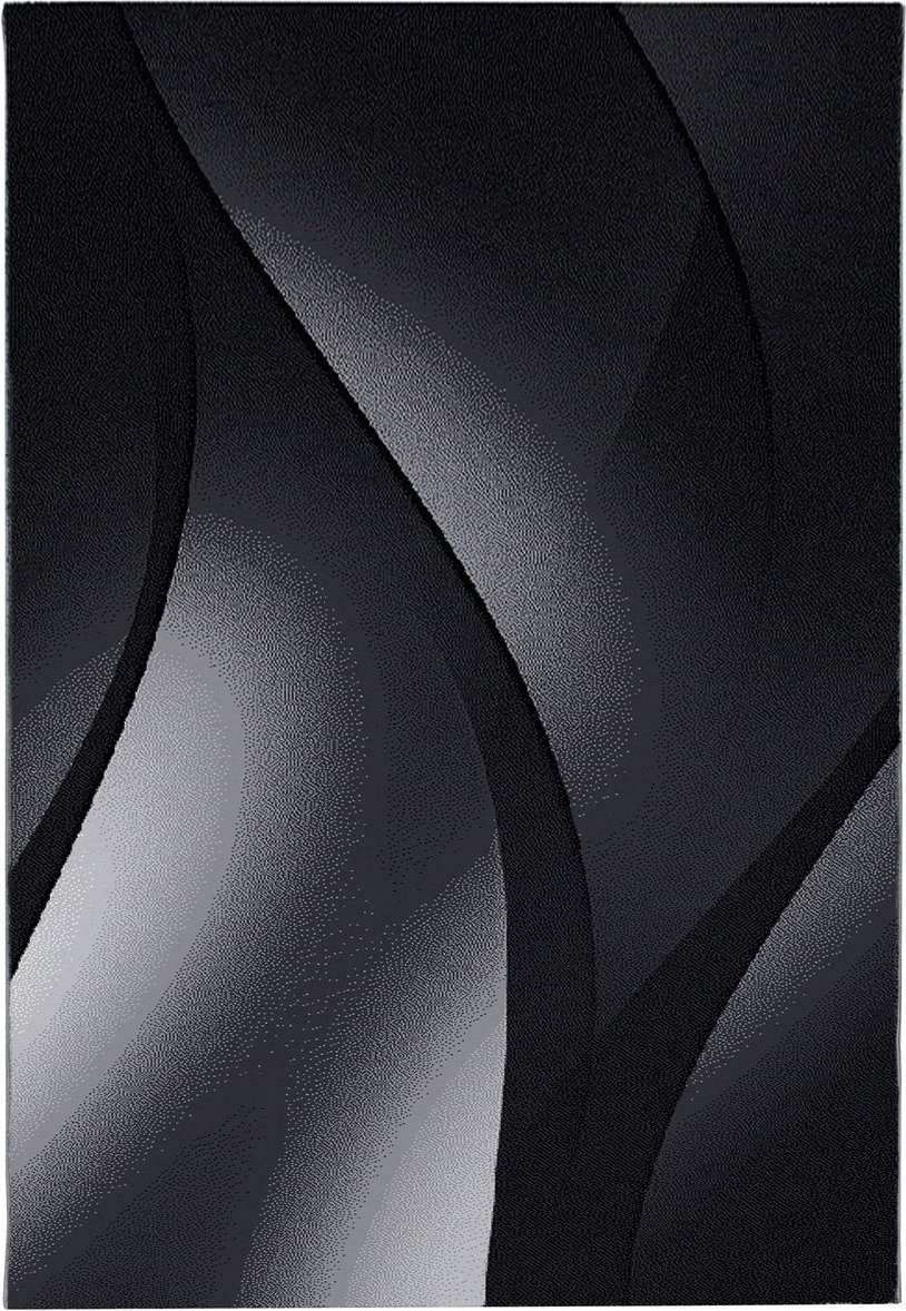 Teppich, PLUS 8010, BLACK, 140 x 200 cm