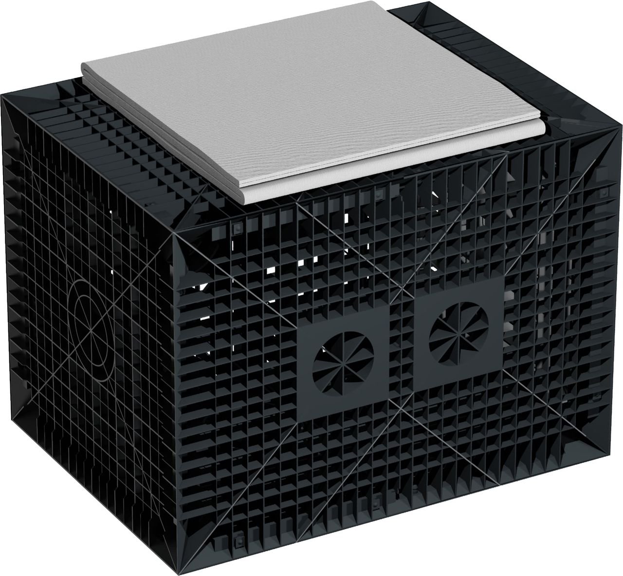 Starter-Set Versickerung 280 l Gartenentwässerung Sickerwürfel