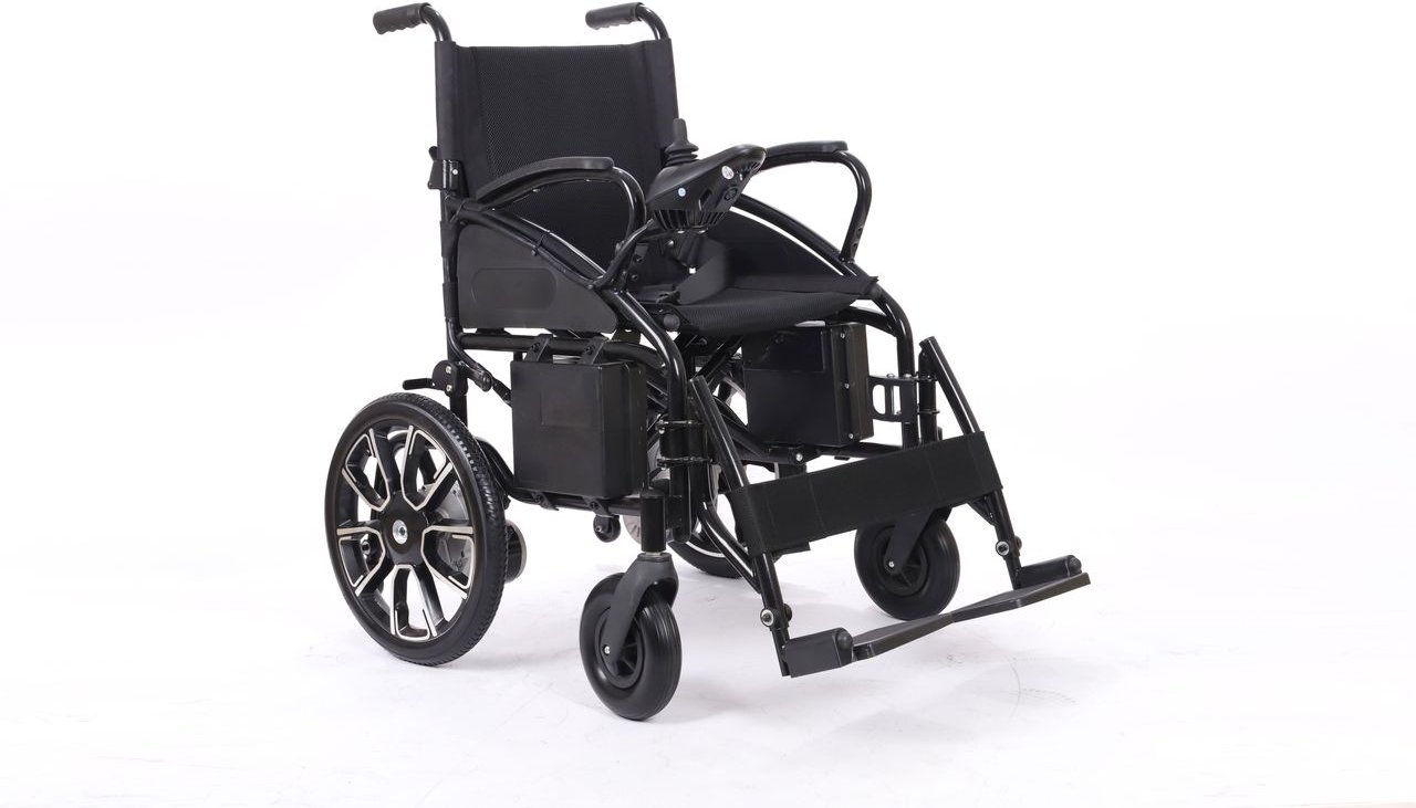 Elektrischer Rollstuhl aus Edelstahl RST04-SCH ,Akku 24V 20AH, 7km/h