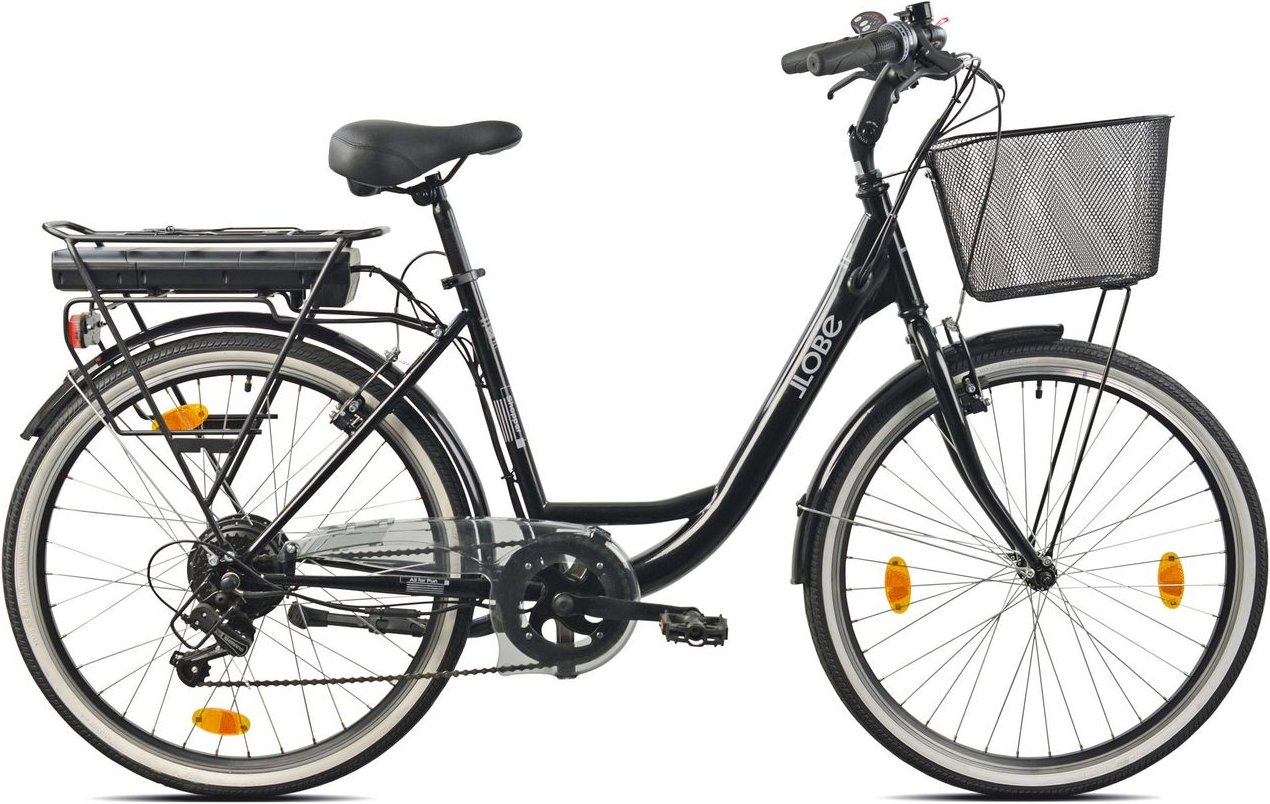 City E-Bike 26" Shopper schwarz