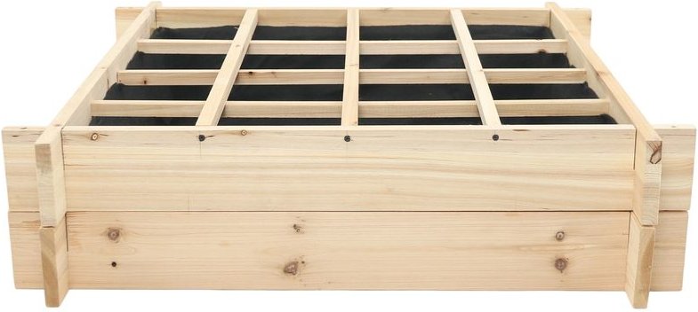 Pflanzkasten inkl. Geotextil, ca. 80 x 80 x 20 cm