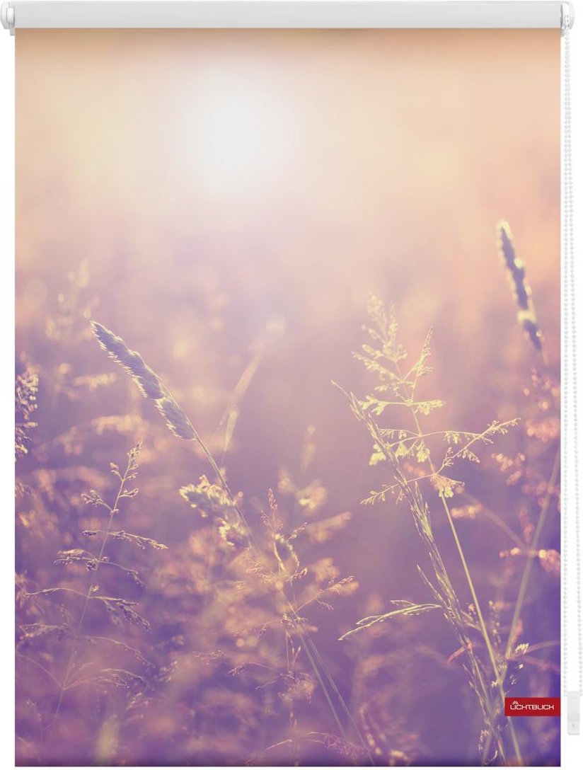 Thumbnail - Rollo Klemmfix, ohne Bohren, blickdicht, Sommerabend - Orange, 45 x 150 cm (B x L)
