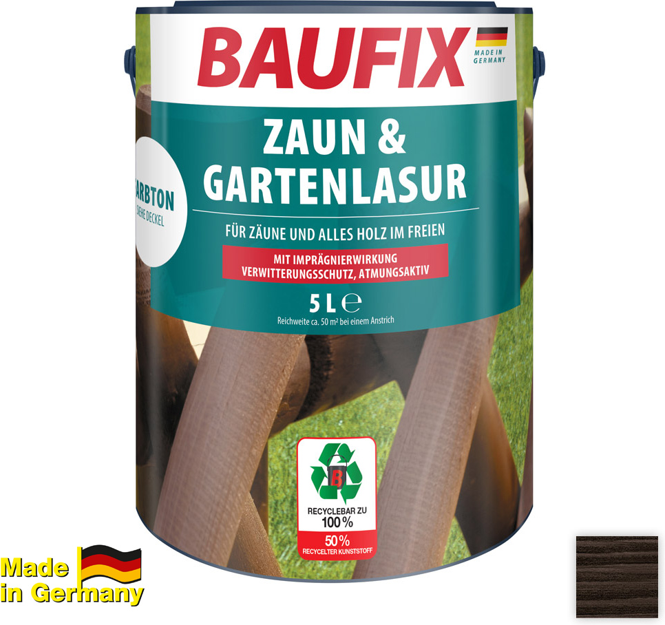 Zaun- und Gartenlasur - Ebenholz