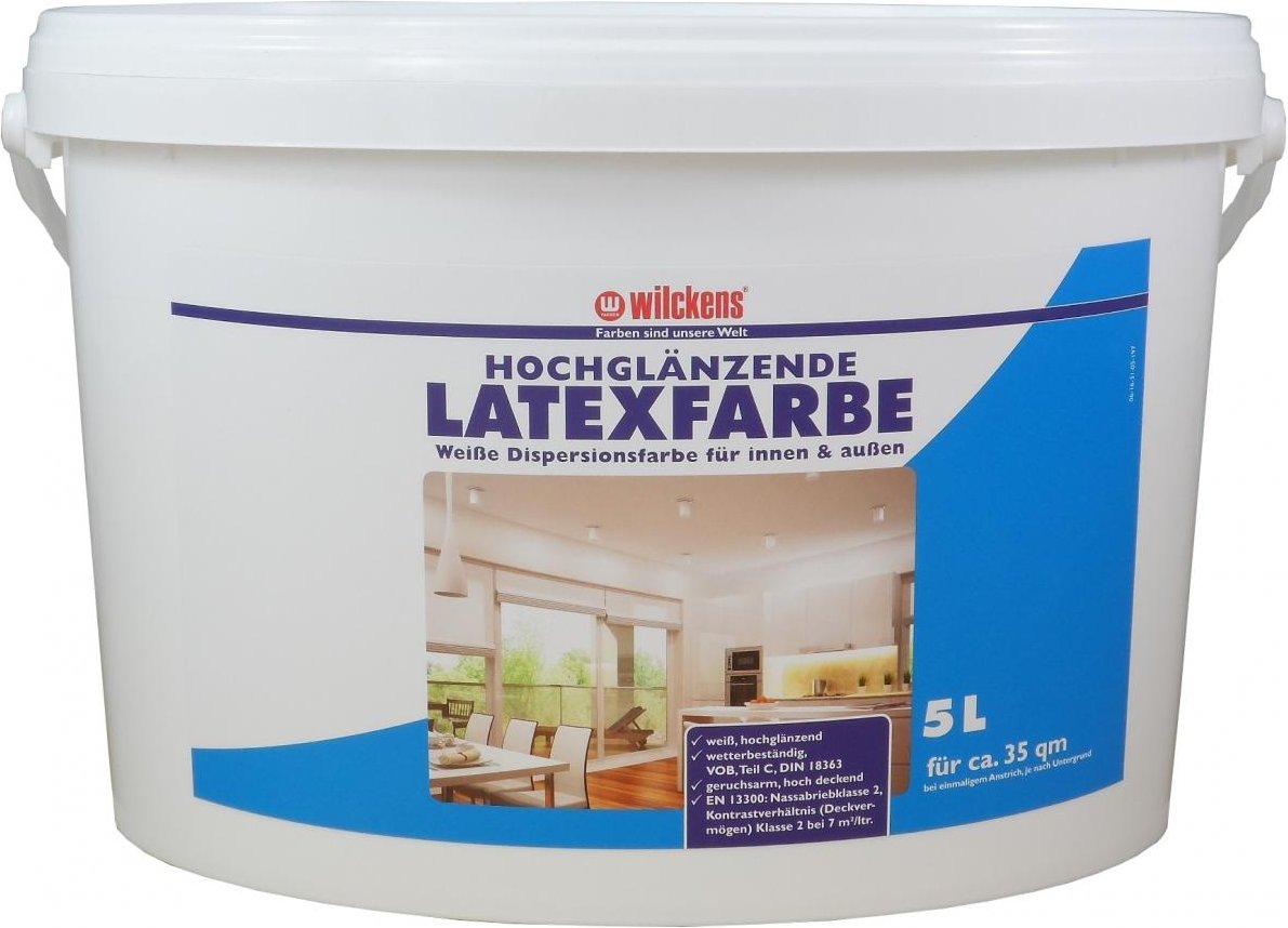 Thumbnail - Wilckens Latexfarbe hochglänzend 5l