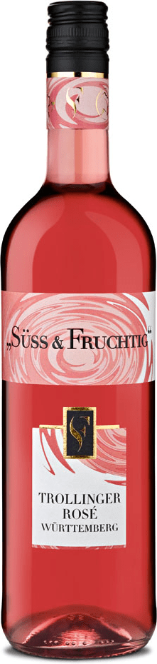 Süss & Fruchtig Trollinger Rosé Qualitätswein süß 0,75L