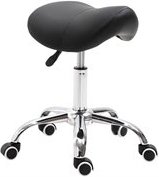 Rollhocker (Schwarz)