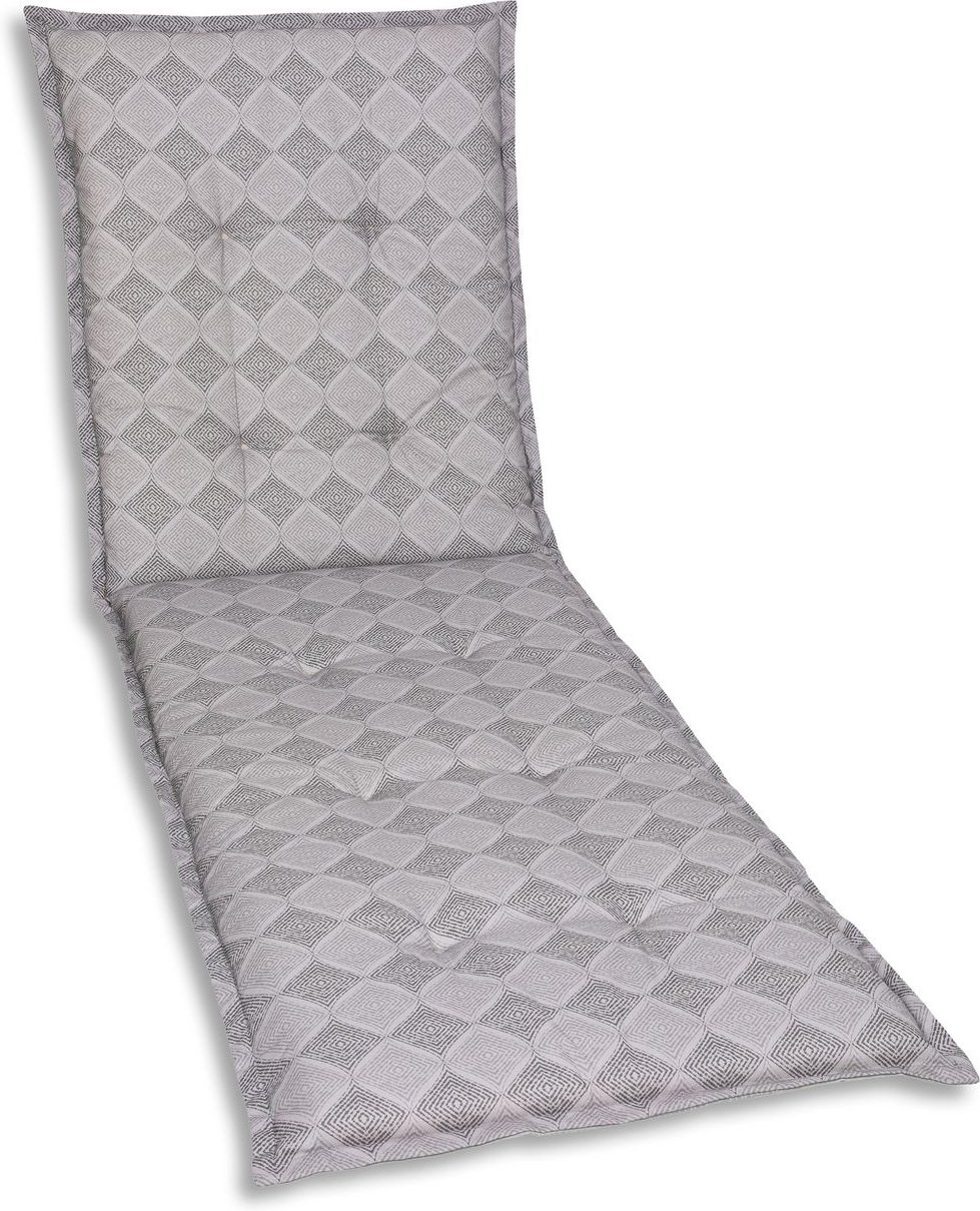 Thumbnail - Liegenauflage Rautenlinien grau
