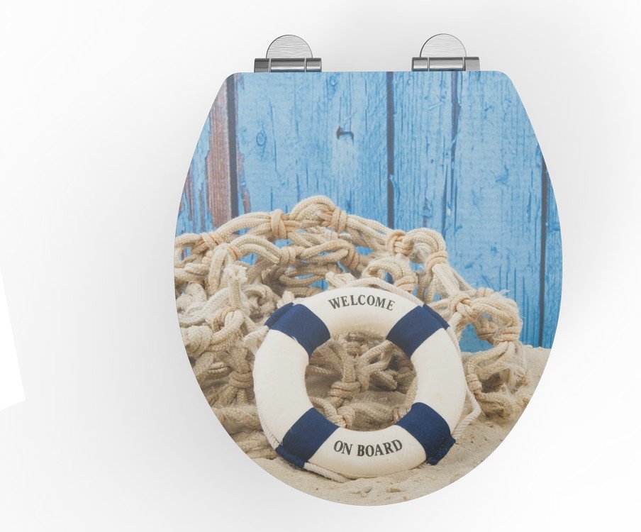 Duschwell MDF WC-Sitz PET - Fischernetz