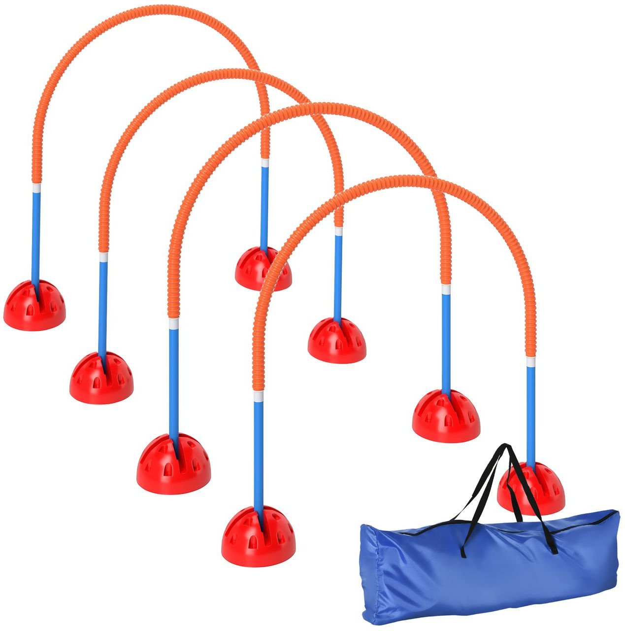 Agility Set Hunde 4-teiliges befüllbar Agility-Ausrüstung für Hundetraining