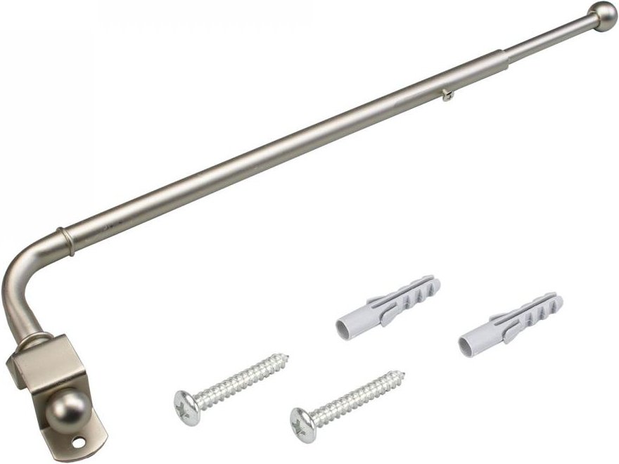 Schwenkarm, chrom-matt, 30-50 cm